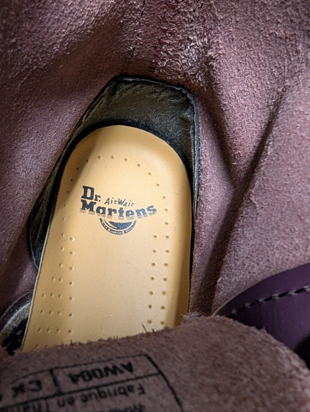 Dr. Martens Women's 1460 Purple Boots US 8 - Picture 11 of 12